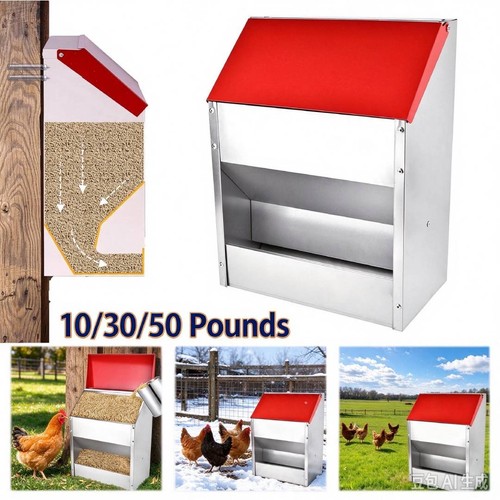 Galvanised metal chicken - galvanised,