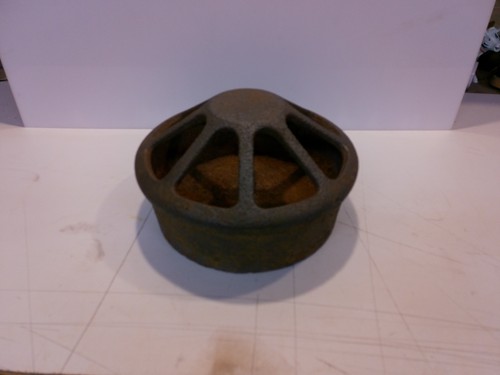 Chicken feeder vintage cast - chicken,