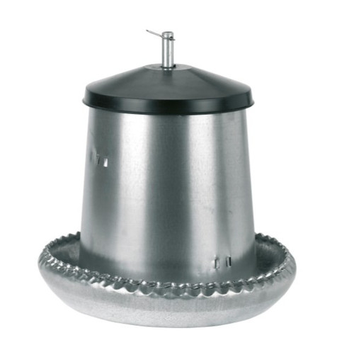 Galvanised chick feeder 5 l - chick,