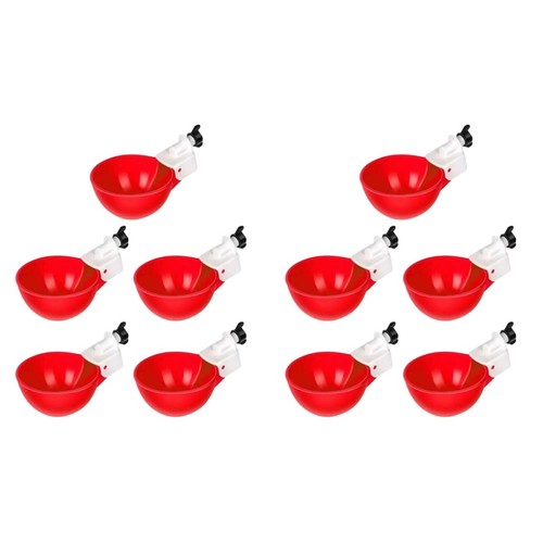 10pcs plastic chicken waterer - 10pcs,