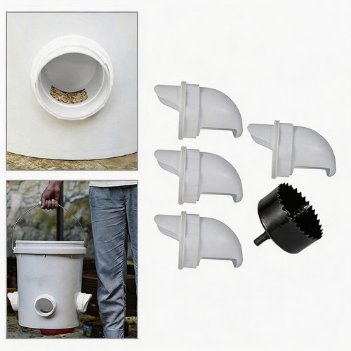 Poultry feeder diy - feeder, port
