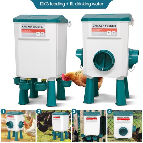 12kg chicken feeder and - and, 11l