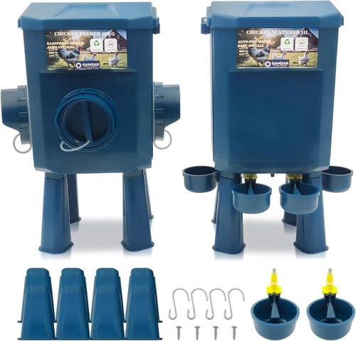 Chicken feeder drinker kit - chicken,