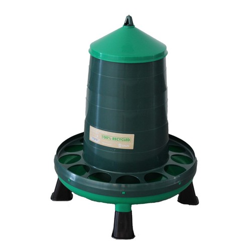 Eco recycled chicken feeder - chicken,