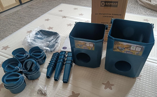 Chicken feeder kit 12kg 8kg - chicken,